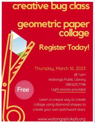 flyer for collage class