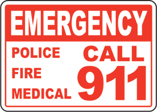 Emergency Police Fire Medical call 911