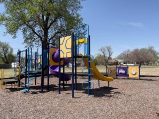 playground equipment at Wheeler Park