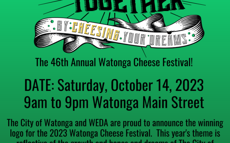 2023 Watonga Cheese Festival flier